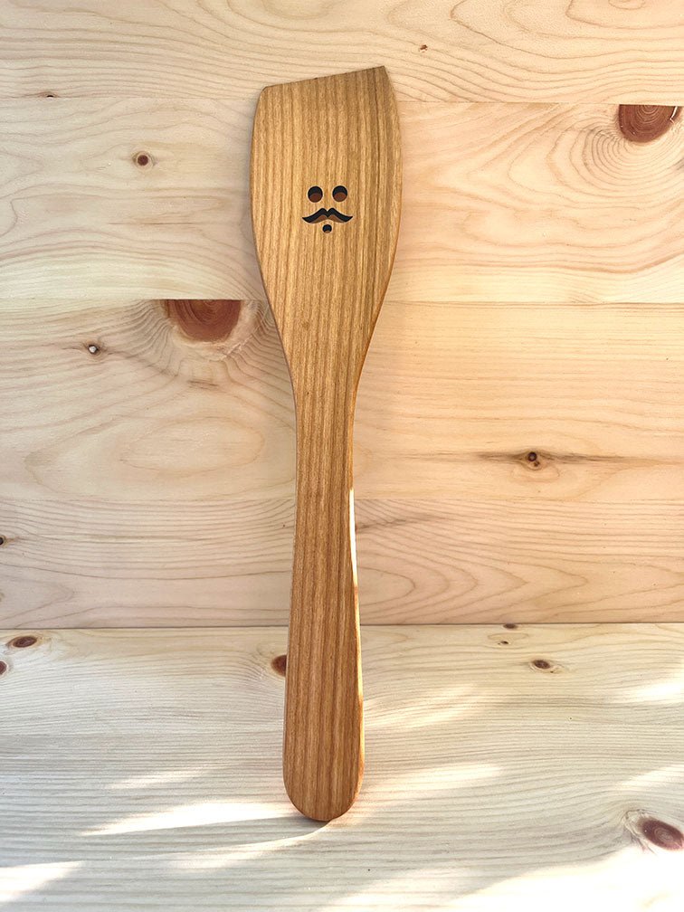 Happy face spatula - Woodjana