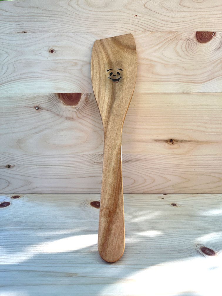 Happy face spatula - Woodjana