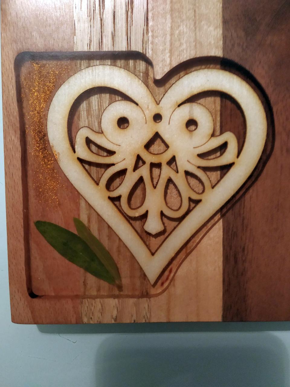 Wood Cutting Board With Epoxy Inlay - Woodjana