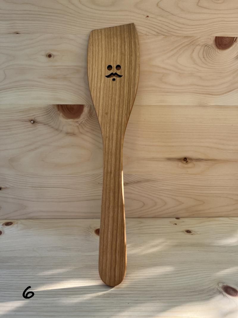 Wooden happy spatula - Woodjana